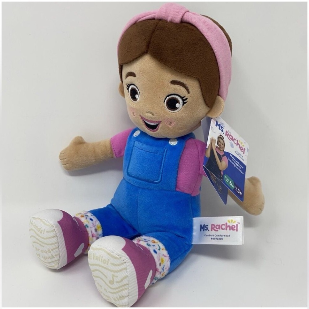 MS. RACHEL Plush Rachel Official Cuddle Comfort Doll 11 Premium Baby Toy Toddler - Picture 3 of 13